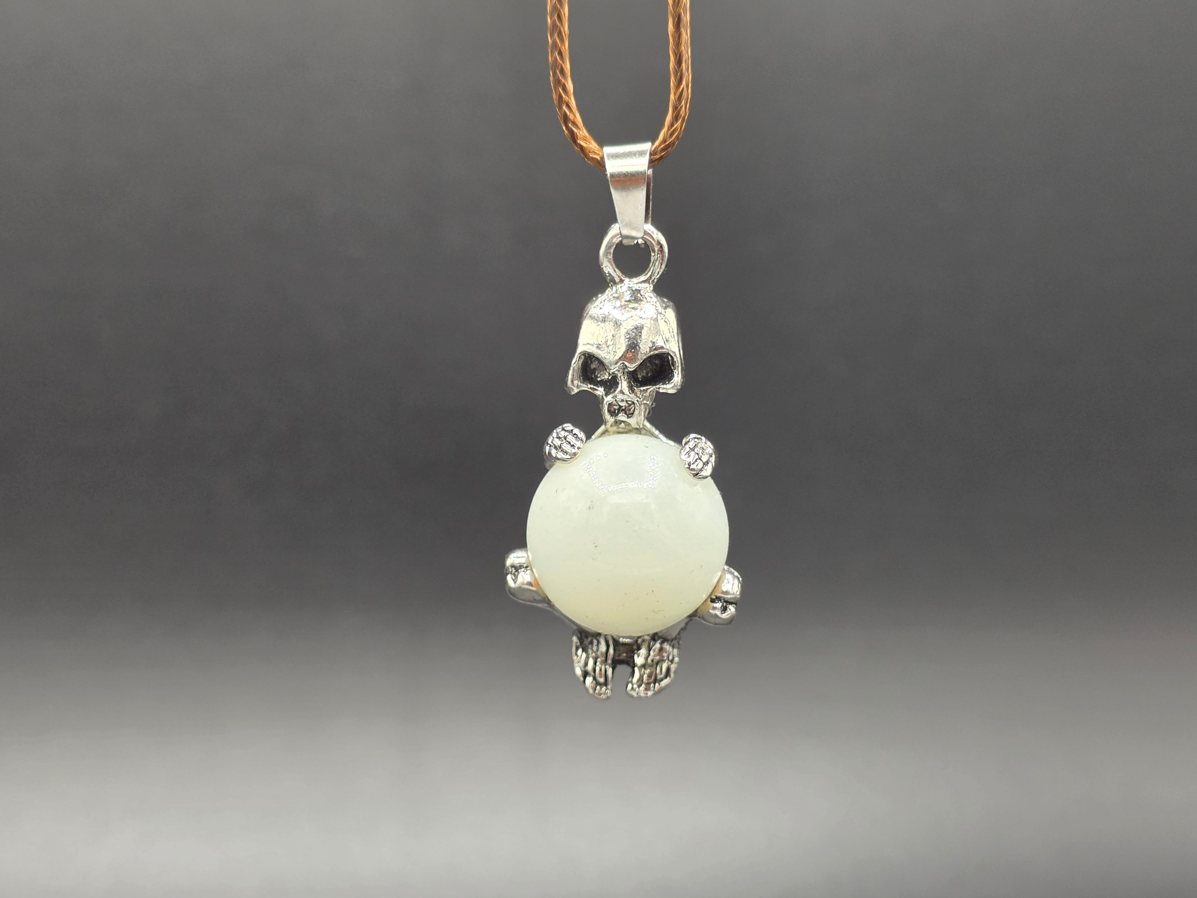 Skull Healing Stone Necklace