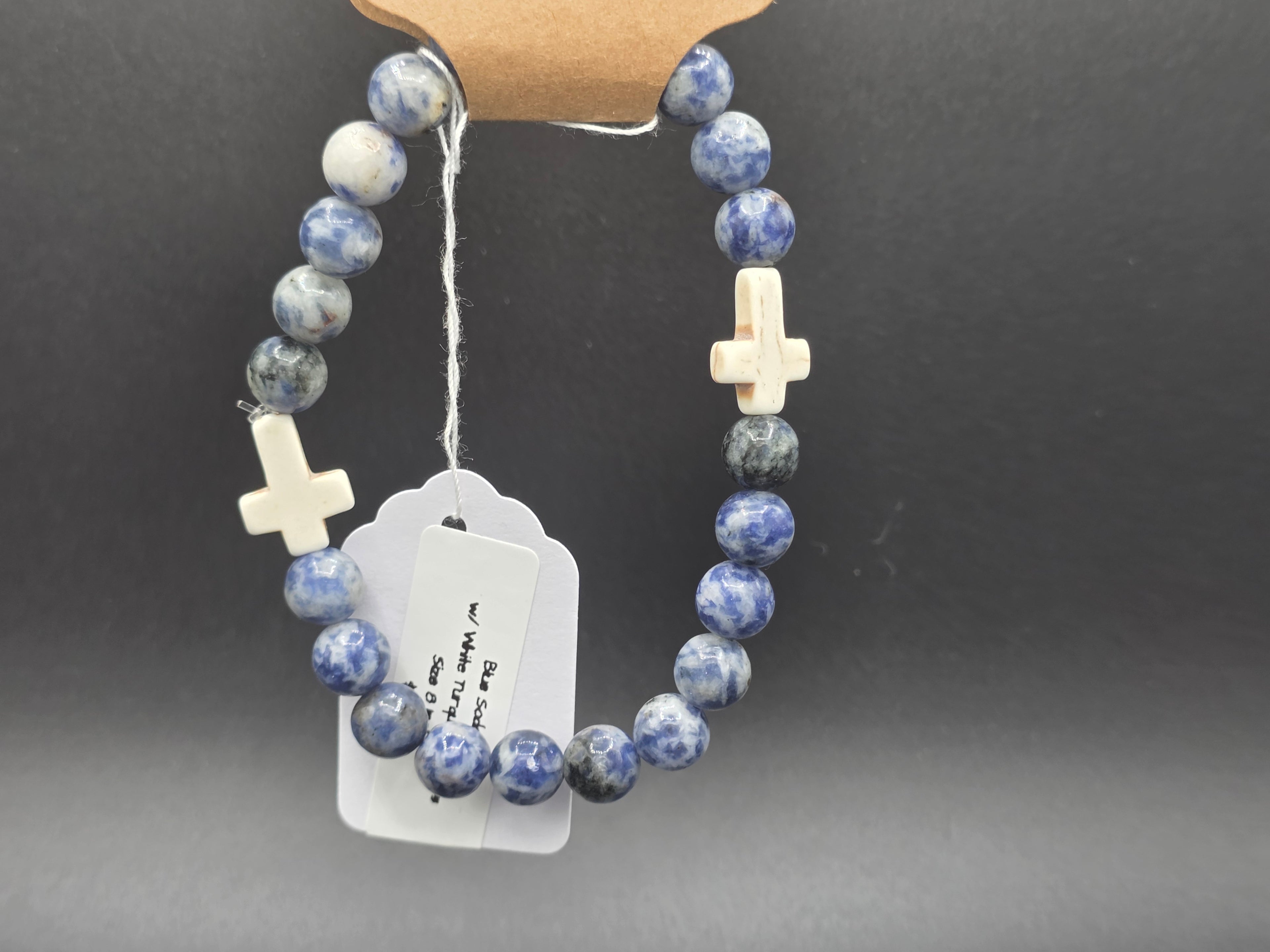 Healing Stone (Cross) Bracelets 8.00"