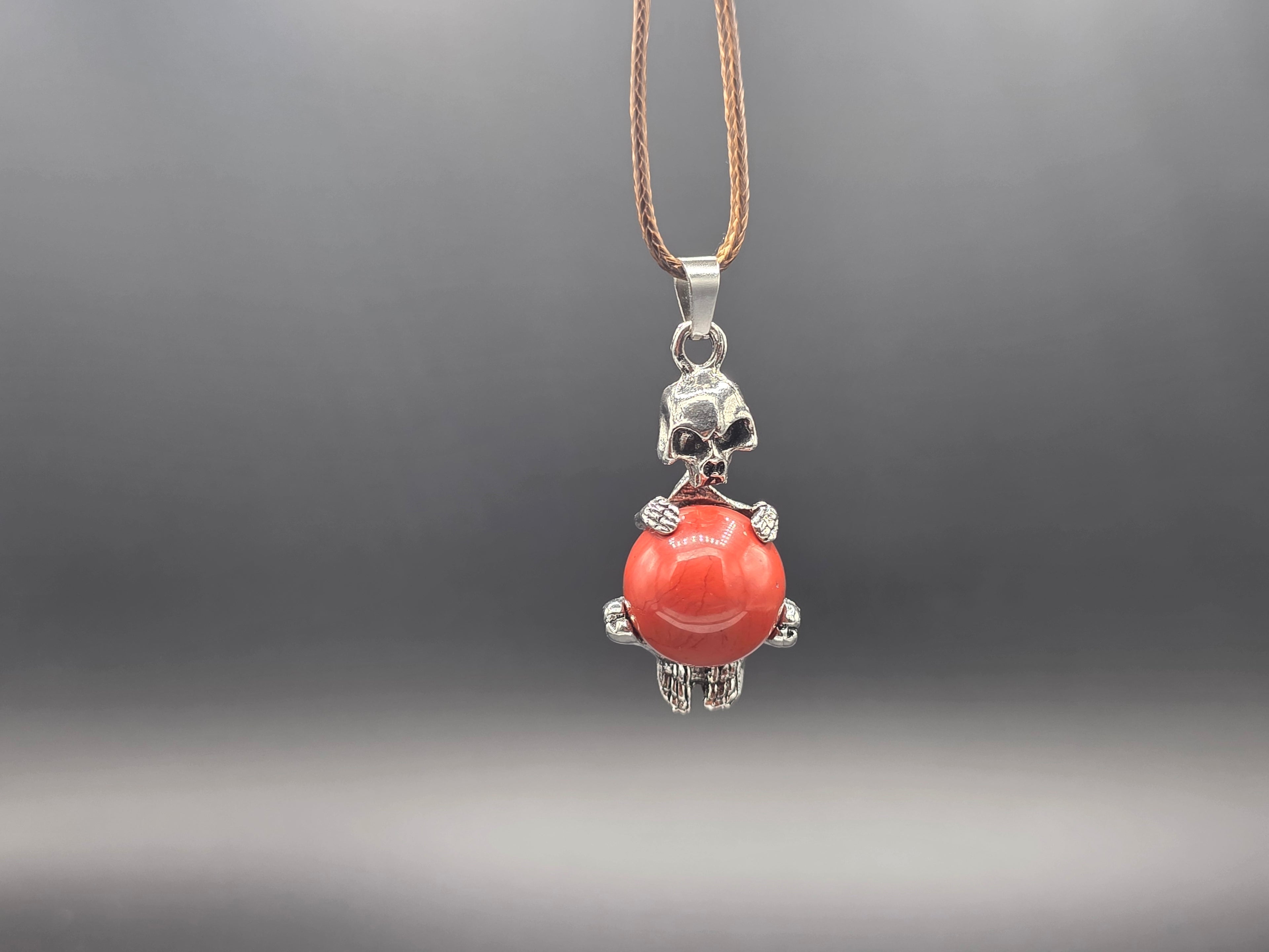 Skull Healing Stone Necklace