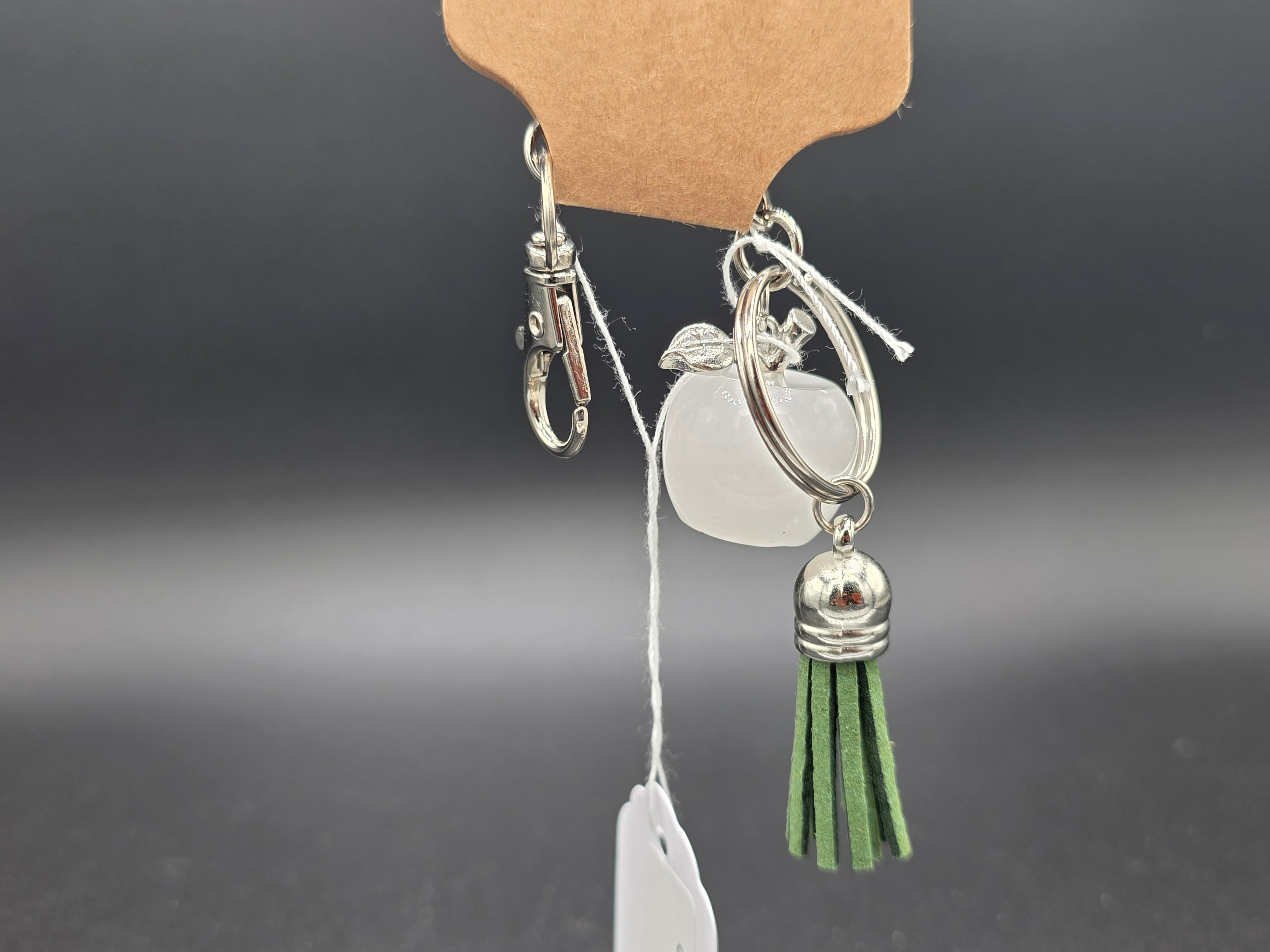 Healing Stone Apple Keychain