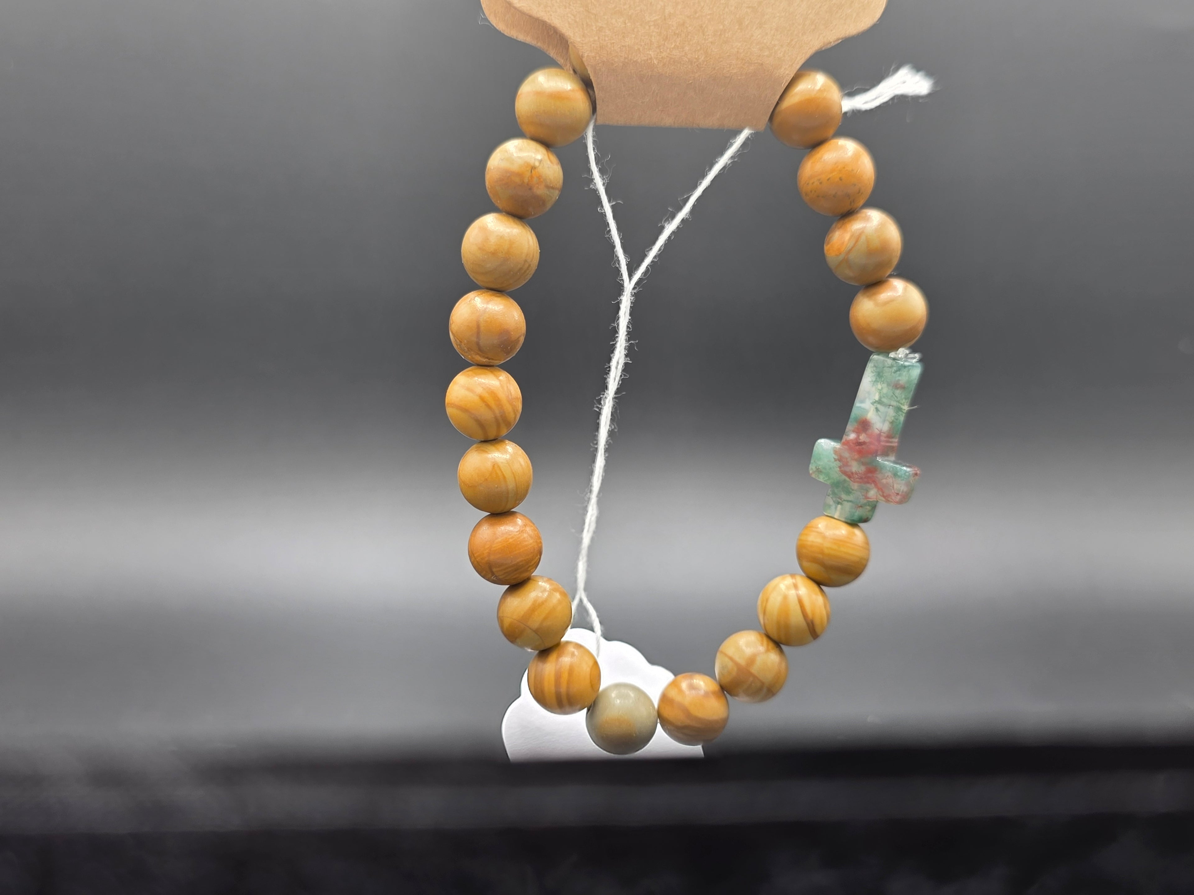 Healing Stone (Cross) Bracelets 7.00"
