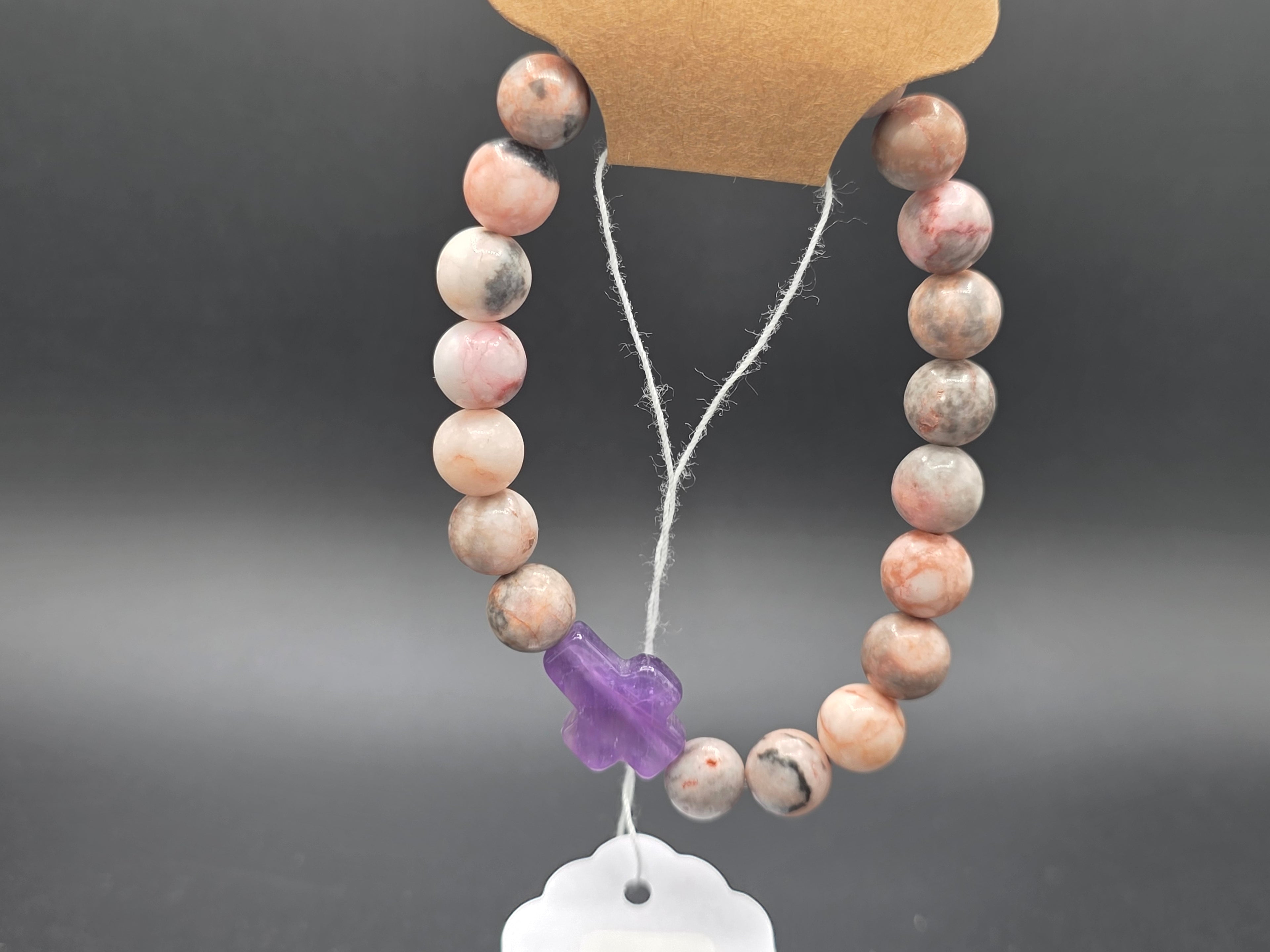 Healing Stone (Cross) Bracelets 6.75"