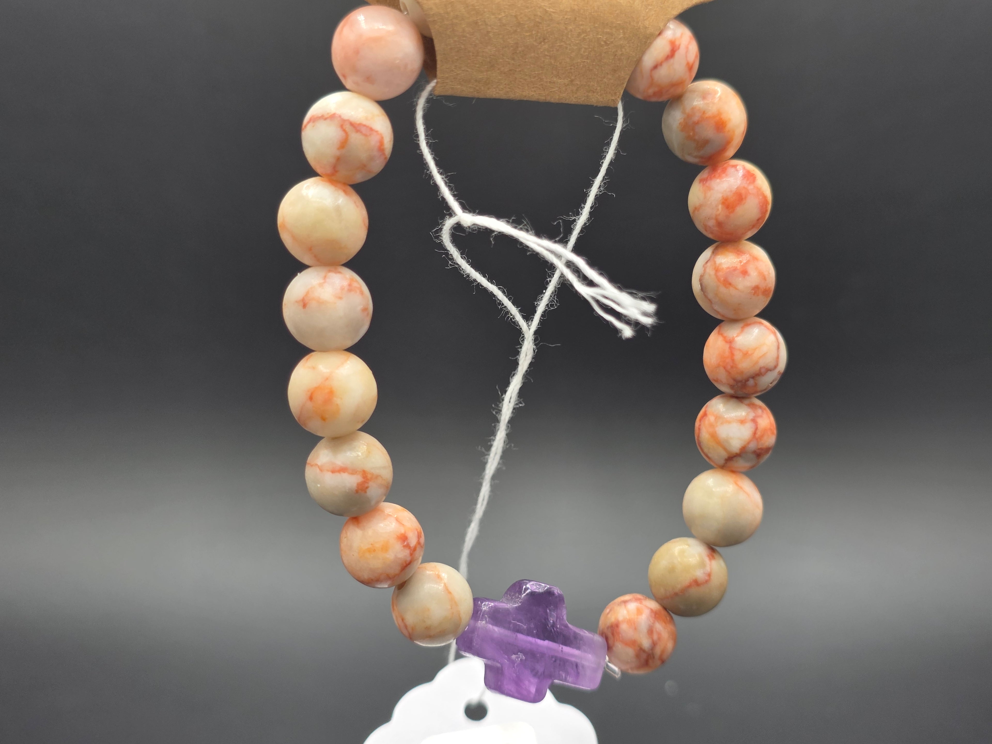 Healing Stone (Cross) Bracelets 6.50"