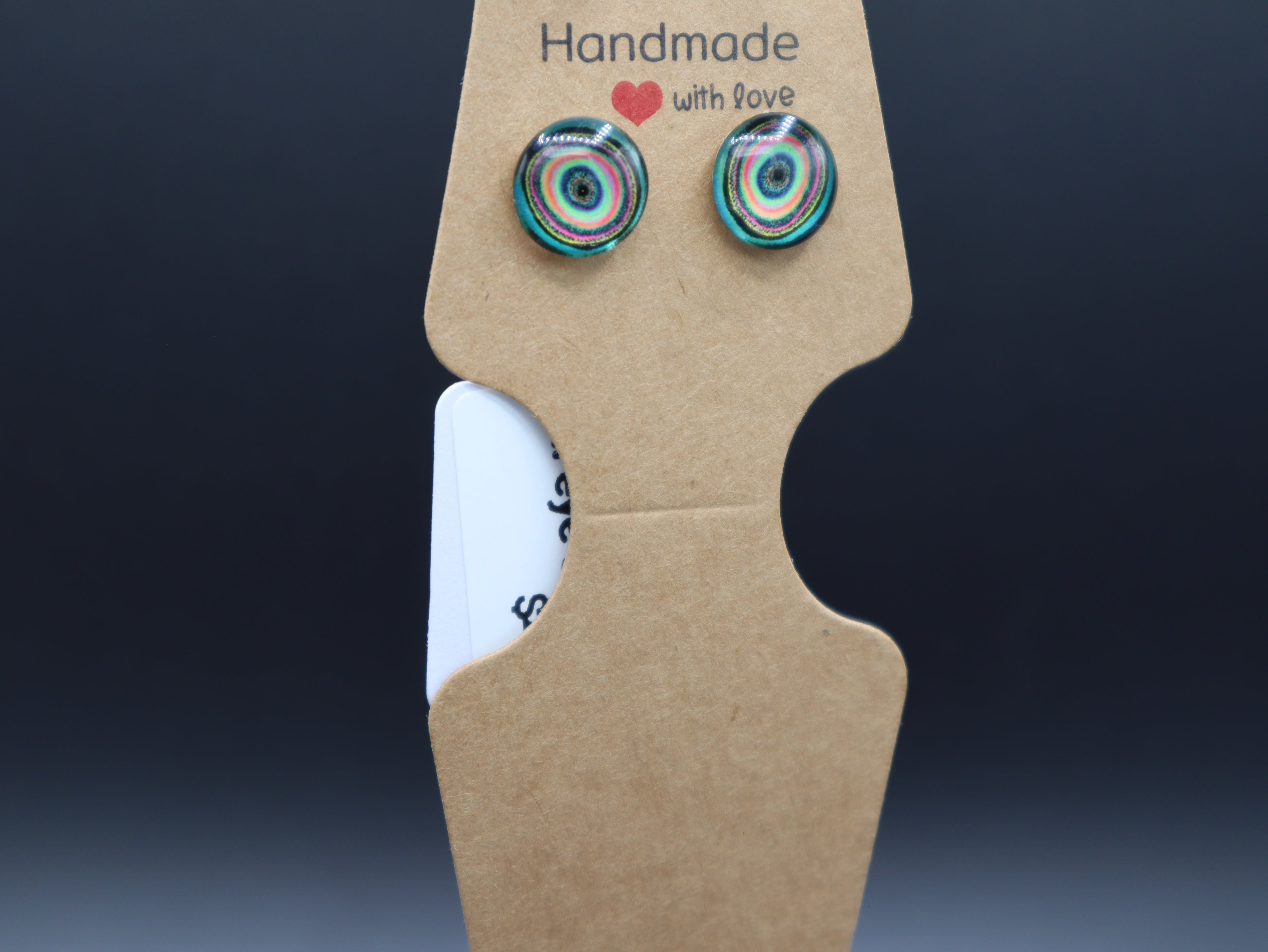 Evil Eye Stud Earrings (Hypo-Allergenic)