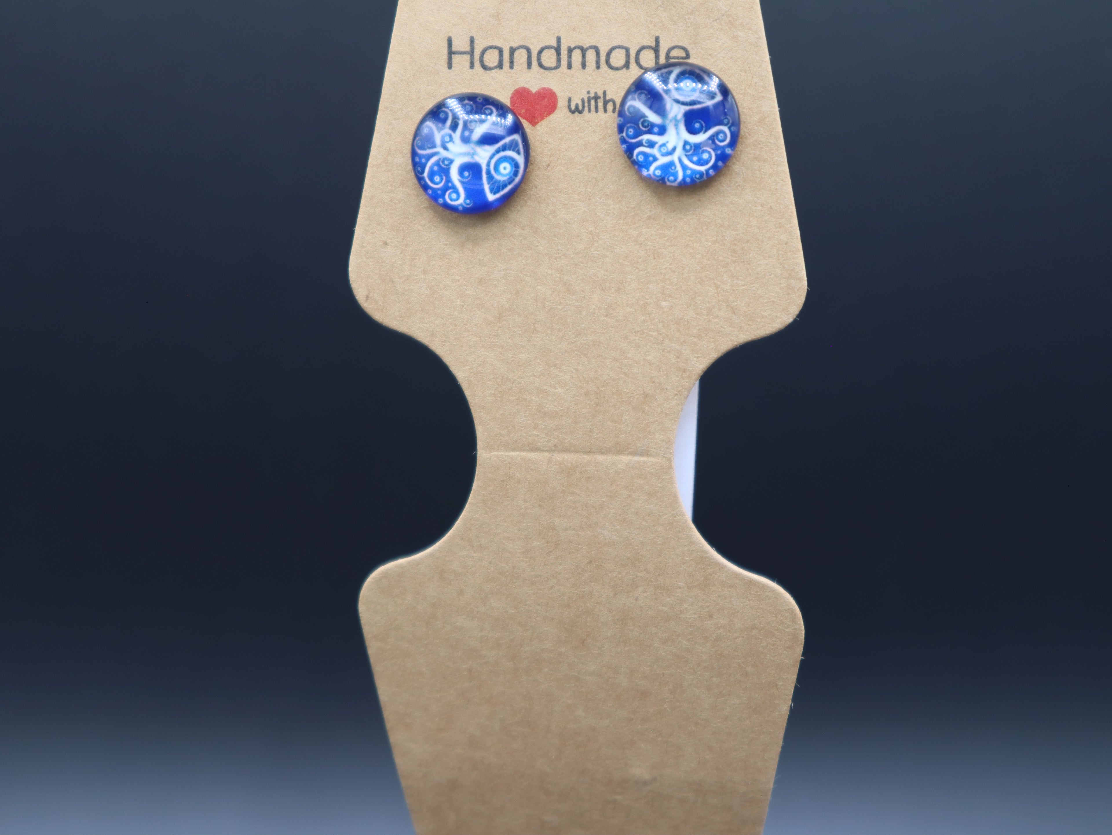 Evil Eye Stud Earrings (Hypo-Allergenic)